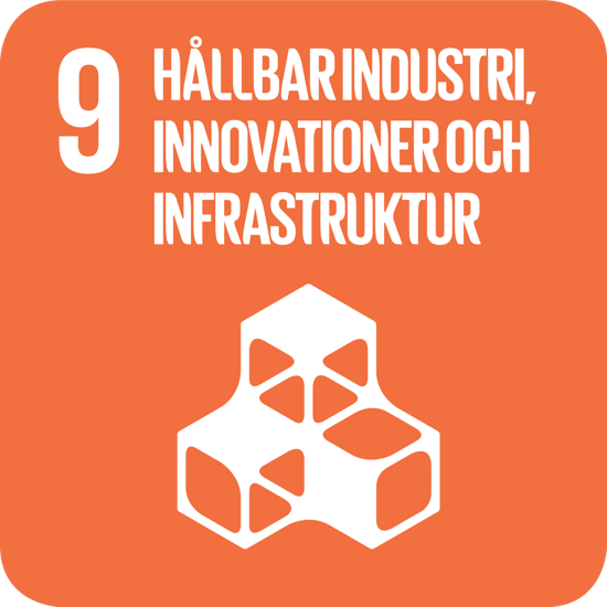 Globala prioriterade mål 9 - hållbar industri, innovationer och infrastruktur